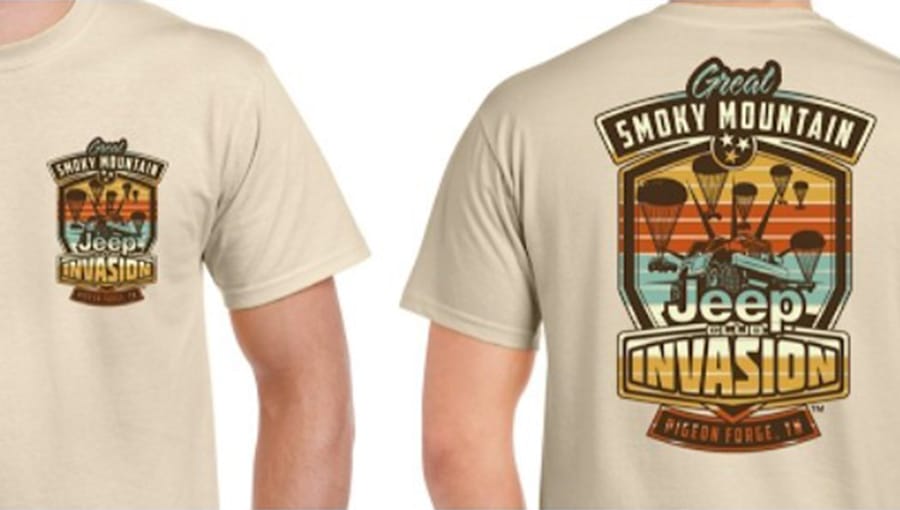 StrippedLogoSand_resized Striped Logo T-Shirt Sand Color